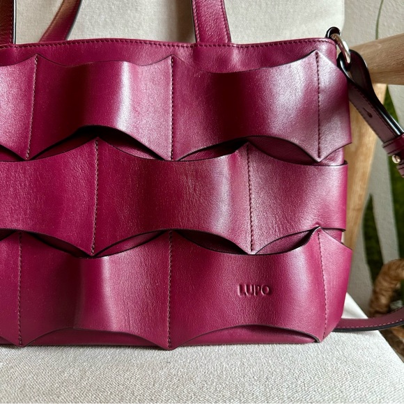 LA PEDRERA by LUPO BARCELONA Limited Edition Leather Handbag NWOT - Picture 3 of 12